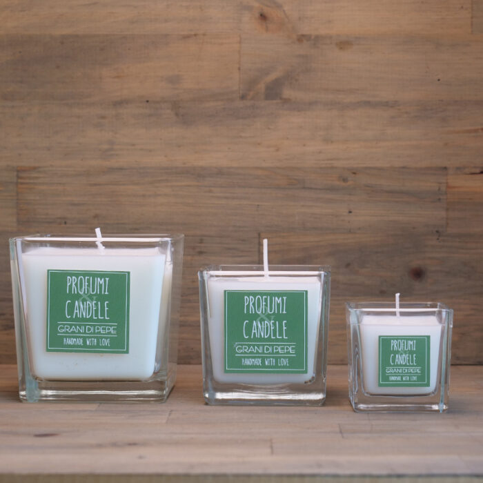 Candele a cubo ai Grani di Pepe