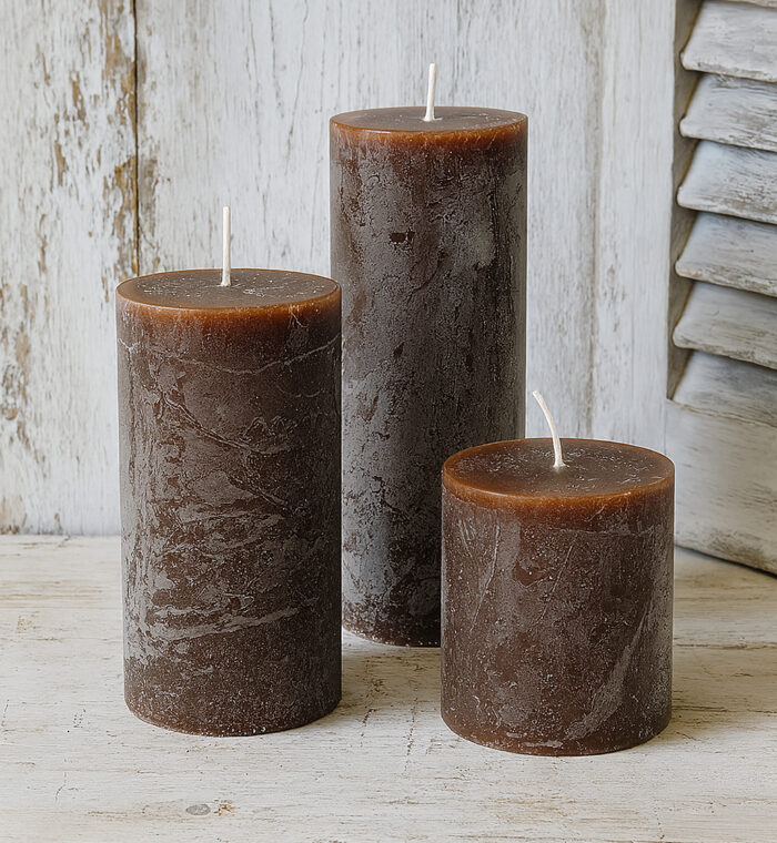 Candela a cilindro decor – Ambra