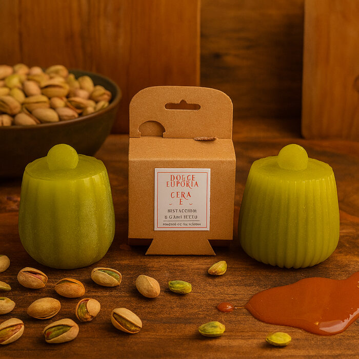 Candela Cera + Dolce Euforia - Caramello Pistacchio