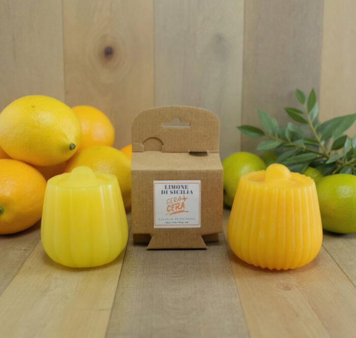 Candela Cera + Cera Limone di Sicilia